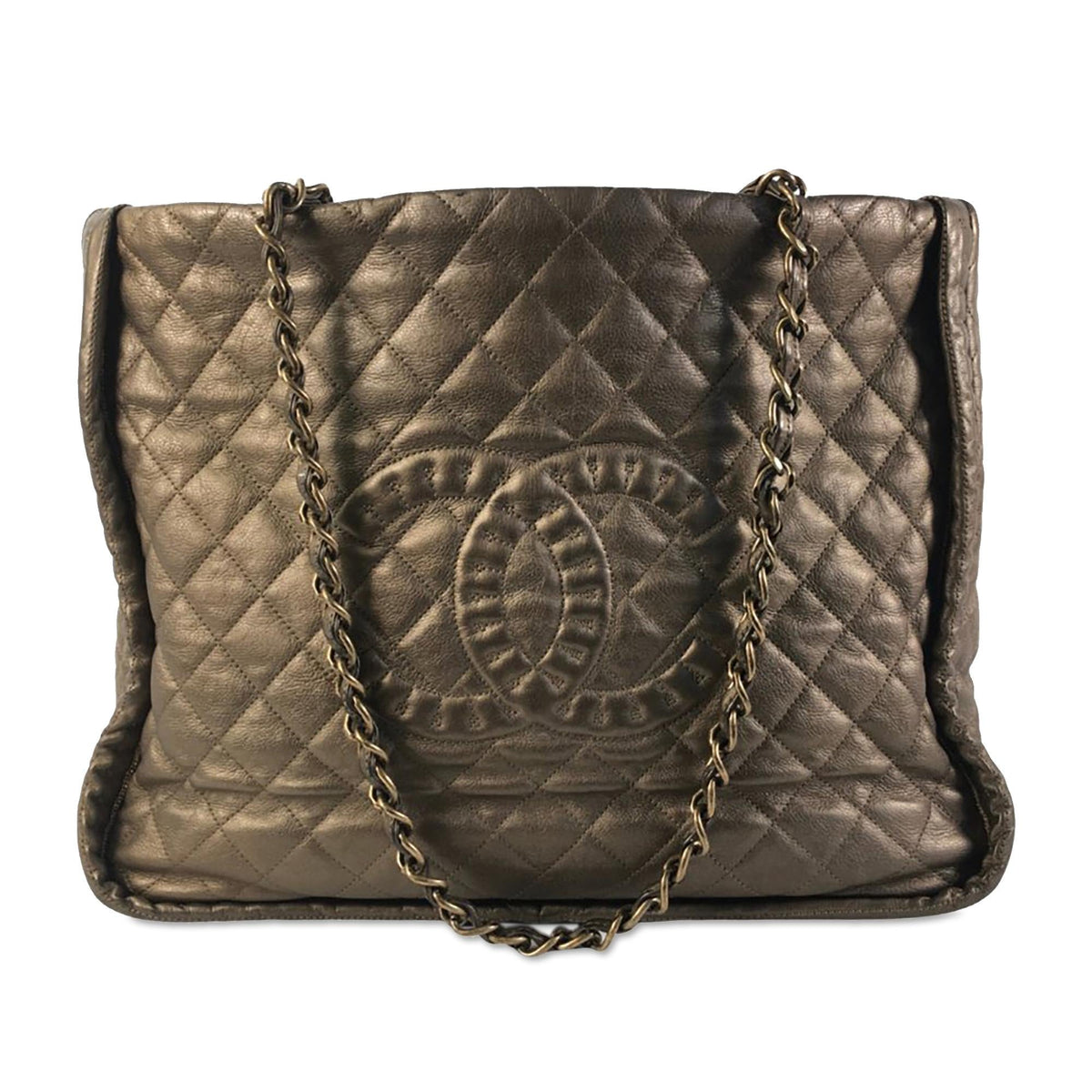 Chanel Bags Chanel Quilted Calfskin Istanbul Tote (-d6Lzss) Luxury Designer Leather Handbag