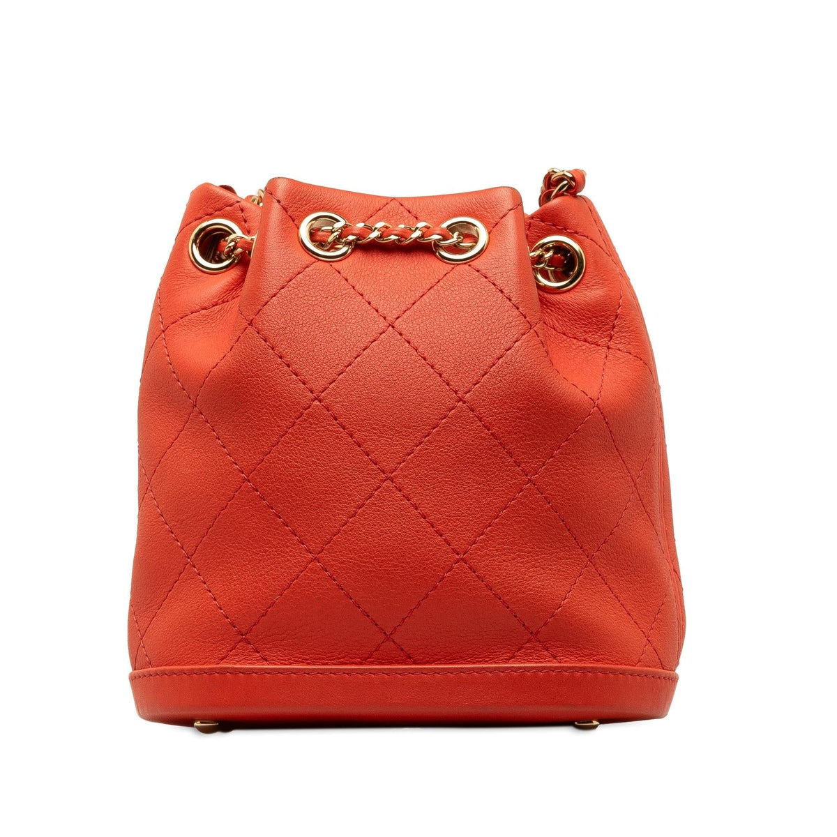Chanel Bags Chanel Quilted Lambskin Bucket (-Kq4OAT) Elegant Everyday Designer Handbag