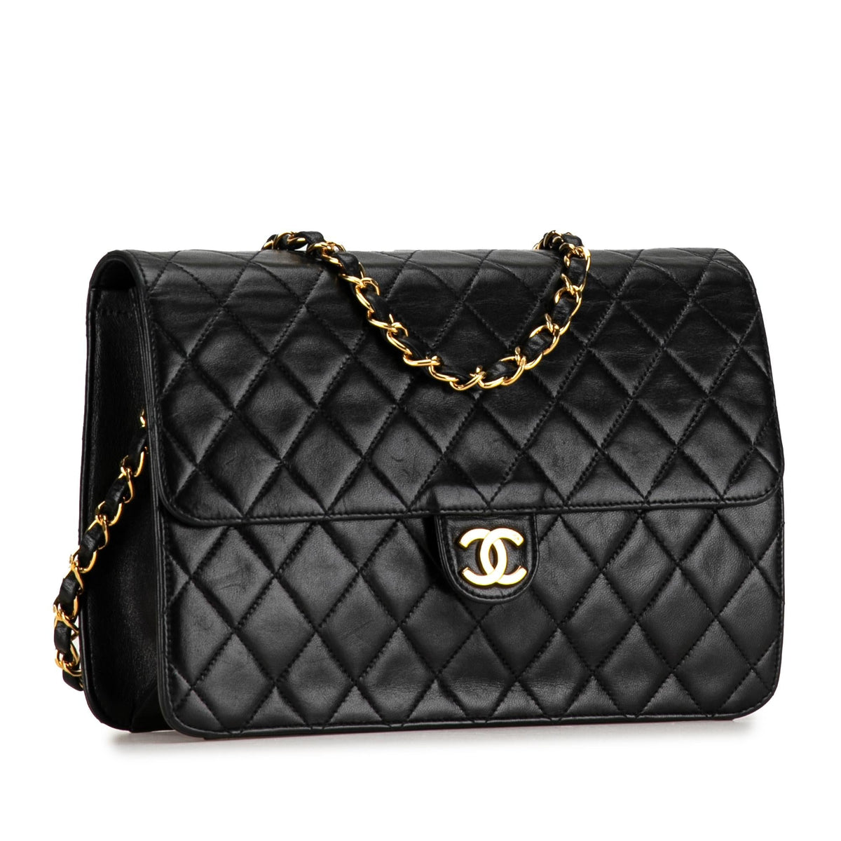 Chanel Bags Chanel Quilted Lambskin Single Flap (-O86IKP) Premium Designer Shoulder Bag