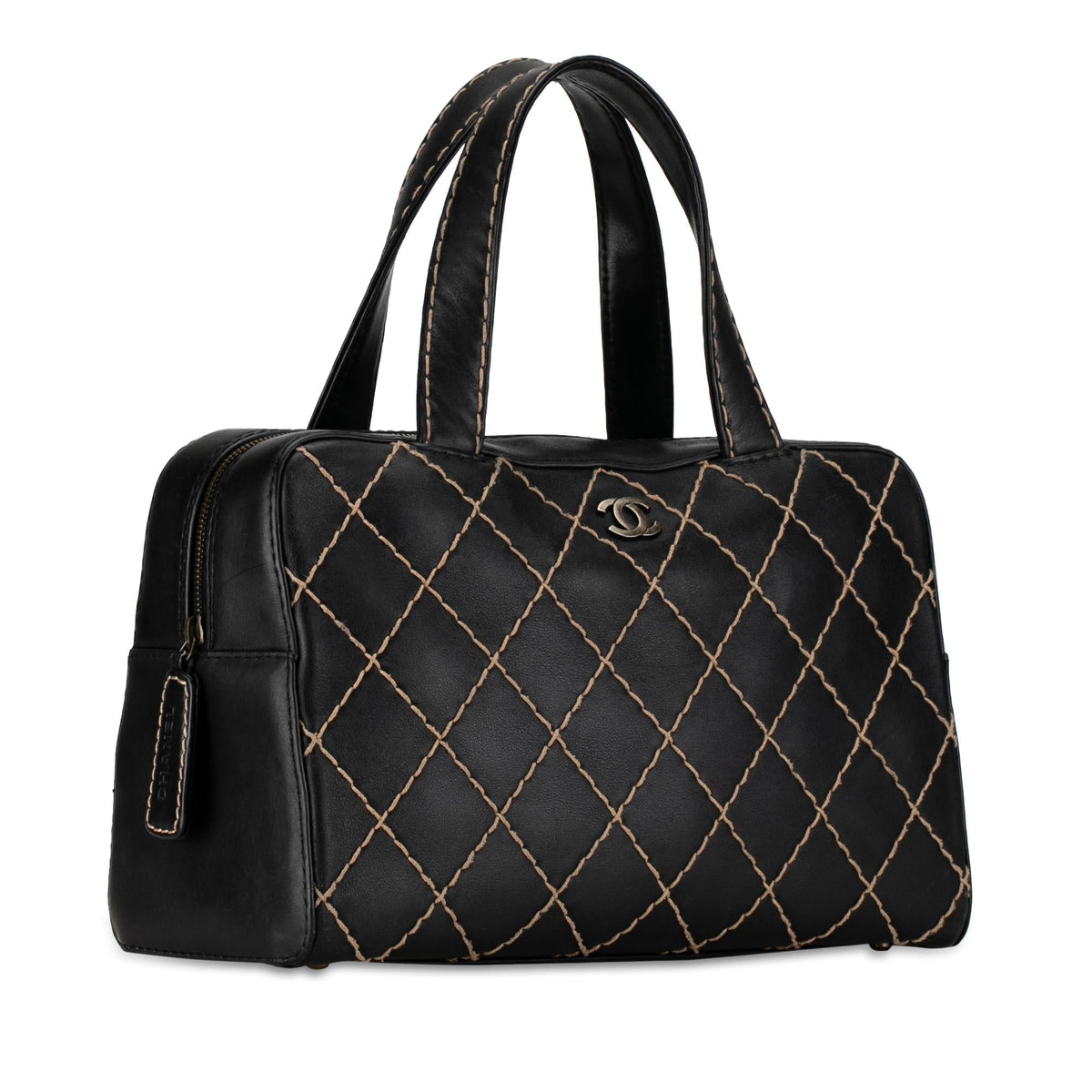 Chanel Bags Chanel Wild Stitch Lambskin Handbag (-GFLpJL) Elegant Everyday Designer Handbag