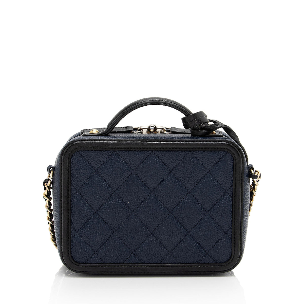 Chanel Bags Chanel Caviar Leather Filigree Small Vanity Case (-v02lq3) Premium Designer Shoulder Bag