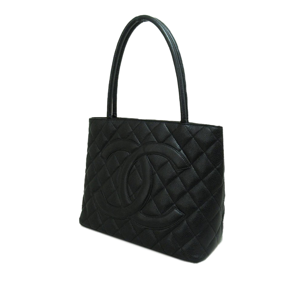 Chanel Bags Chanel Caviar Medallion Tote Bag (-0z0hK1) Luxury Designer Leather Handbag