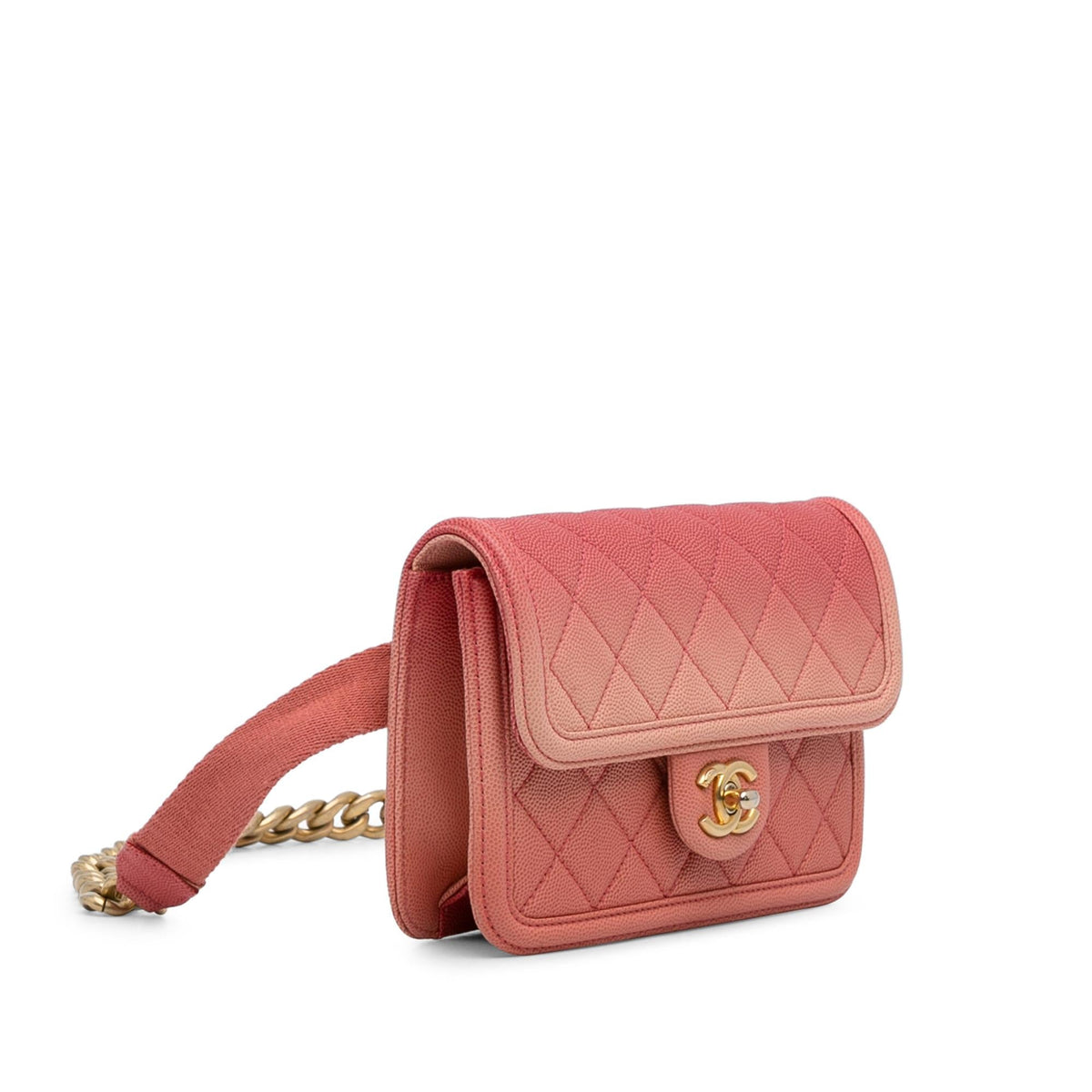 Chanel Bags Chanel Caviar Sunset On The Sea Flap Belt Bag (-liKLfZ) Luxury Designer Leather Handbag