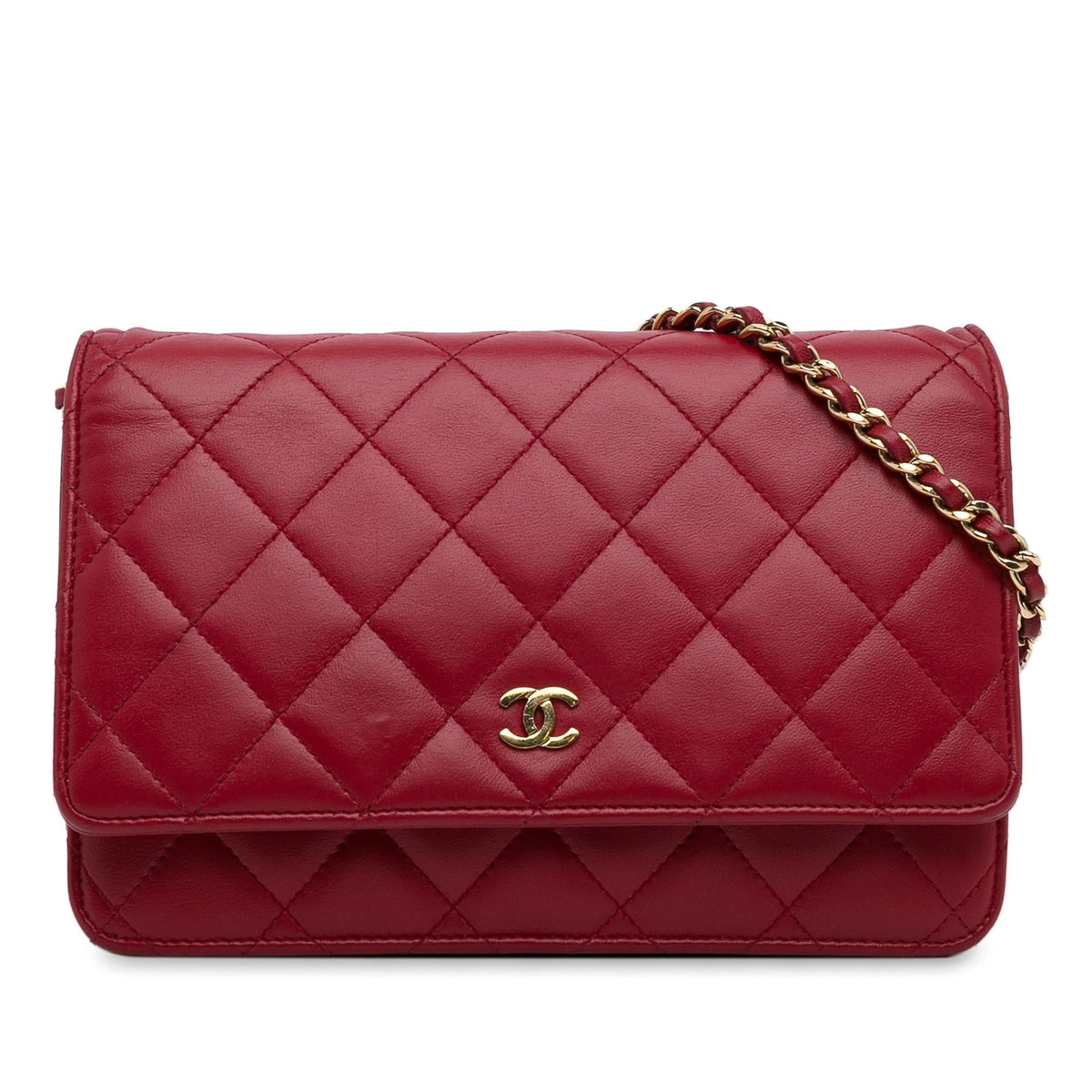 Chanel Wallets? Chanel Classic Lambskin Wallet on Chain (-WqFH4J) Elegant Everyday Leather Wallet