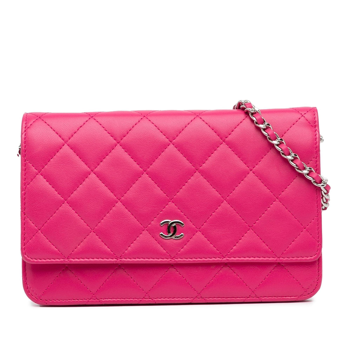Chanel Wallets? Chanel Classic Lambskin Wallet on Chain (-rgu6gY) Elegant Everyday Leather Wallet