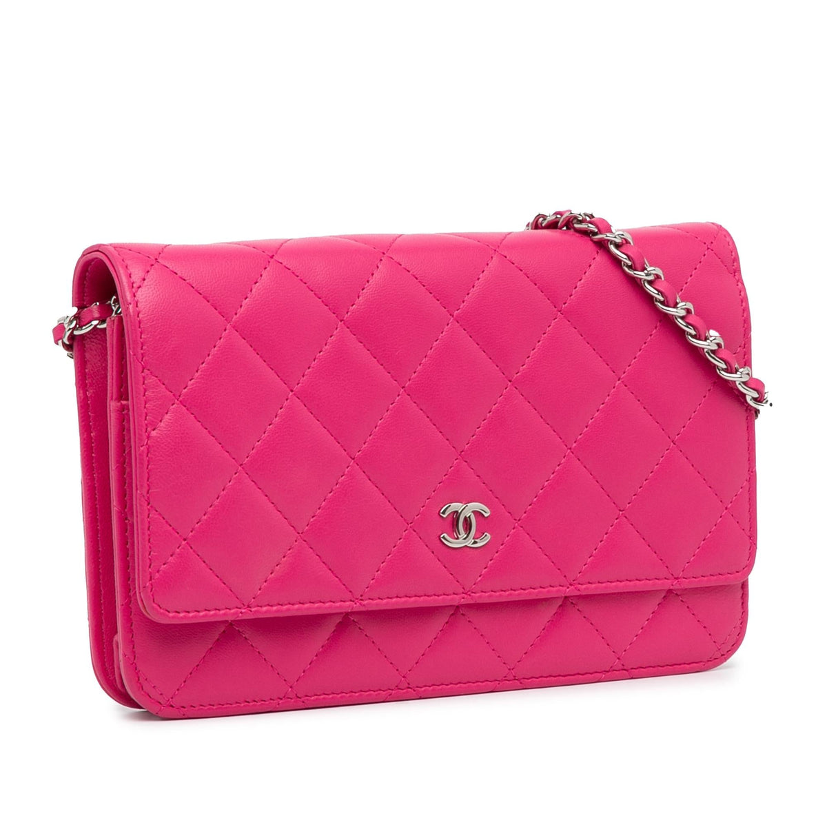 Chanel Wallets? Chanel Classic Lambskin Wallet on Chain (-rgu6gY) Elegant Everyday Leather Wallet