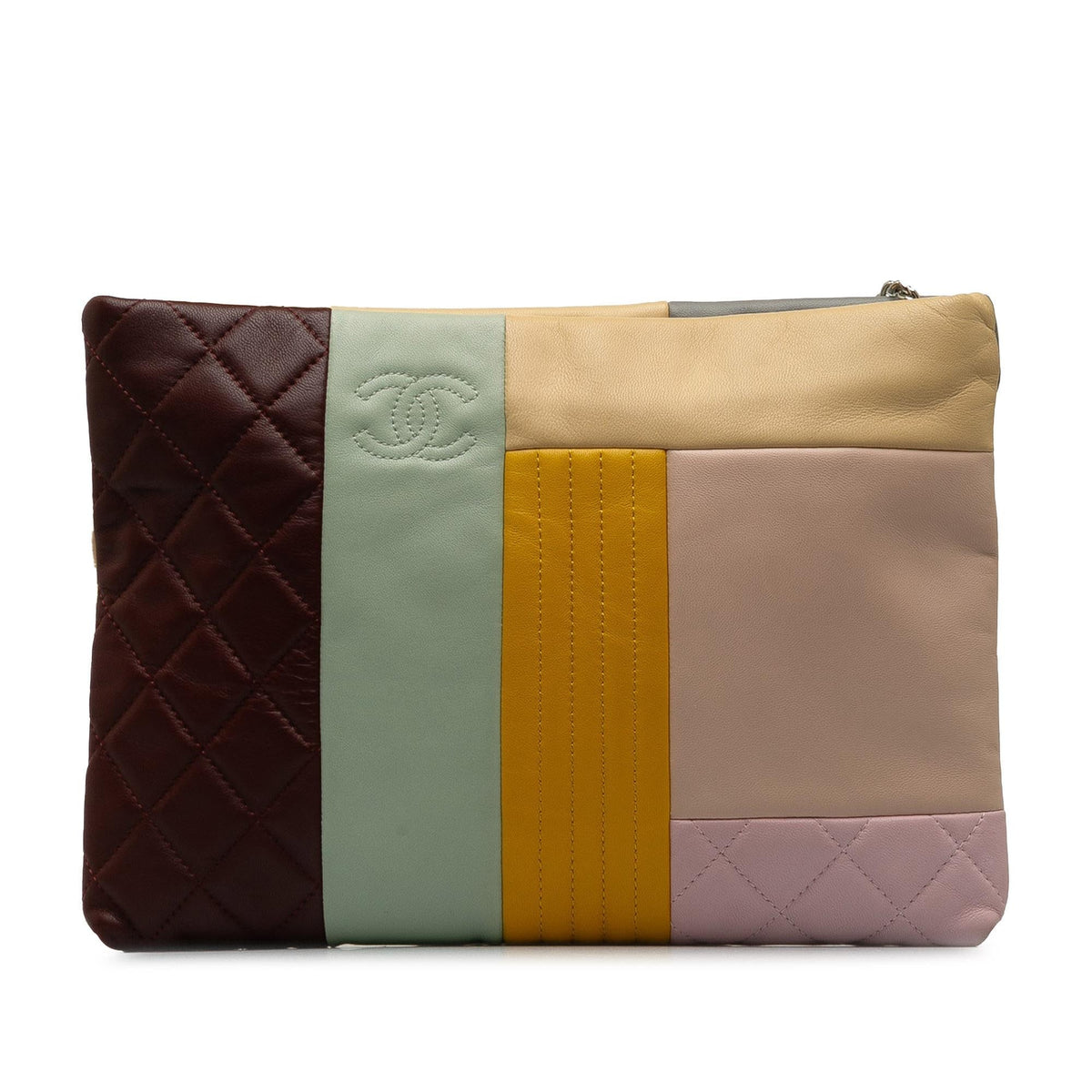 Chanel Bags Chanel Colorblock Patchwork O Case Clutch (-kDtgpS) Premium Designer Shoulder Bag