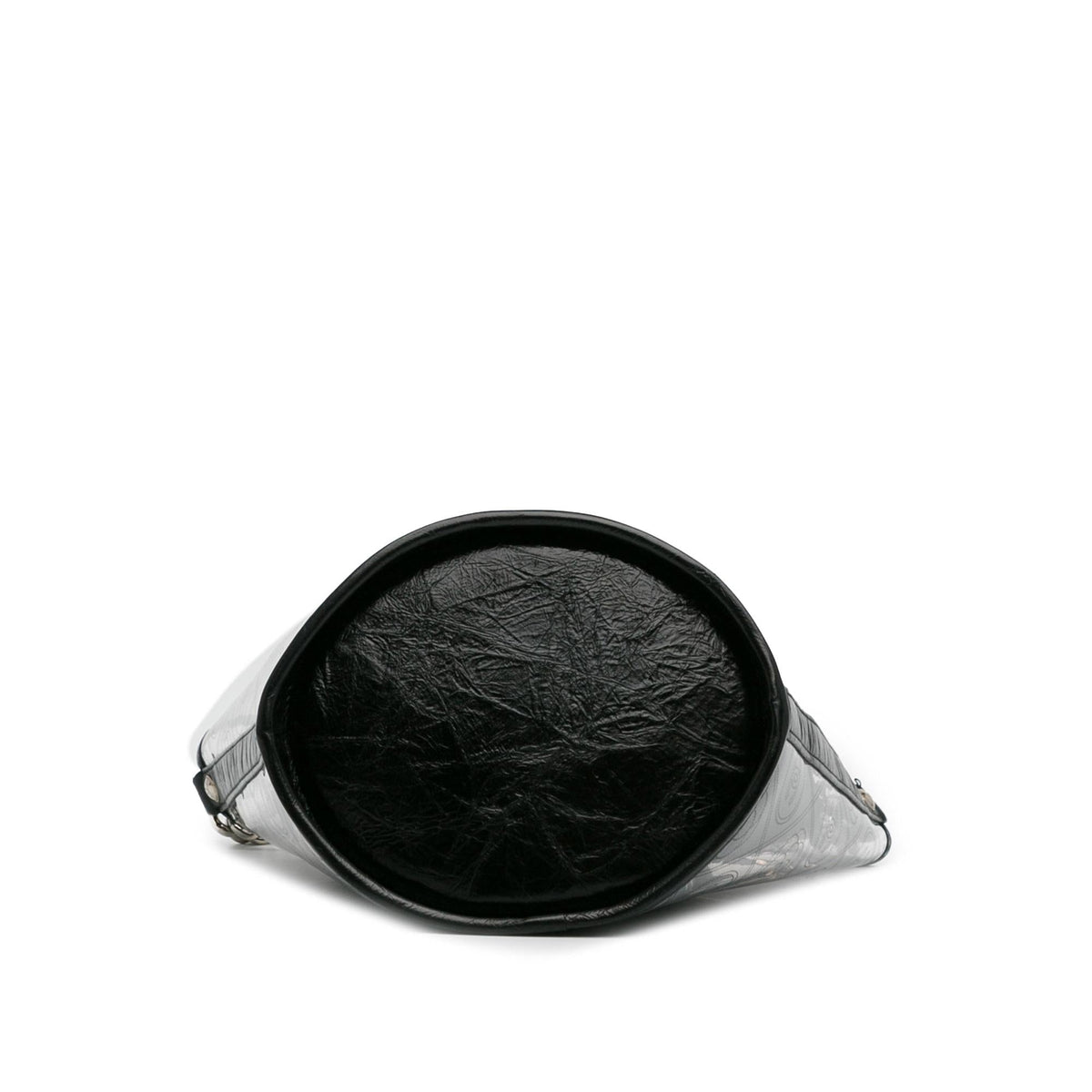 Chanel Bags Chanel Crumpled Calfskin PVC Camellia Bucket (-ZnYJAw) Elegant Everyday Designer Handbag