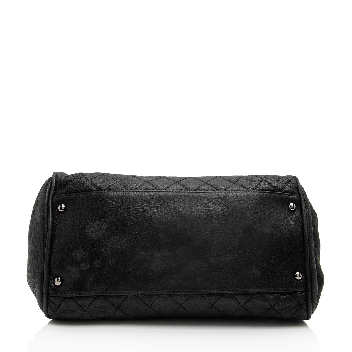Chanel Bags Chanel Distressed Lambskin Lady Braid Bowler Satchel (-4rWbPz) Elegant Everyday Designer Handbag