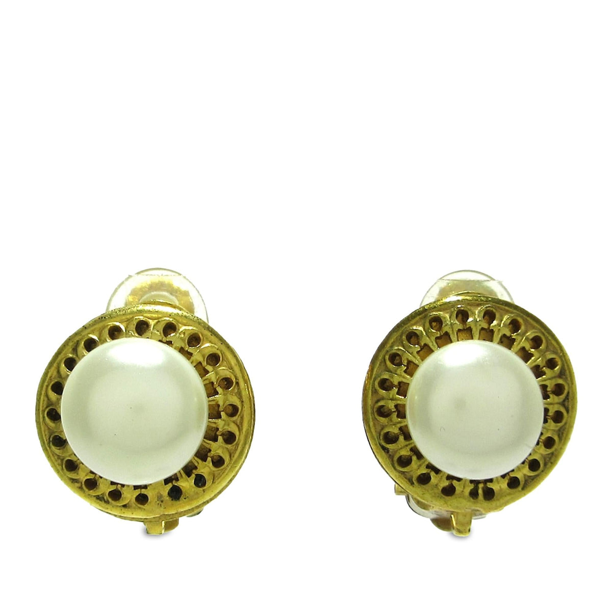Chanel Jewellery? Chanel Faux Pearl Clip On Earrings (-ugoORM) Elegant Everyday Fine Jewellery