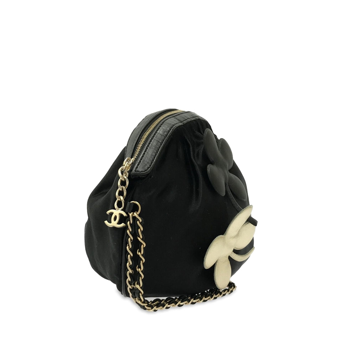 Chanel Bags Chanel Four Leaf Clover Satin Clutch (-3eDRCJ) Premium Designer Shoulder Bag
