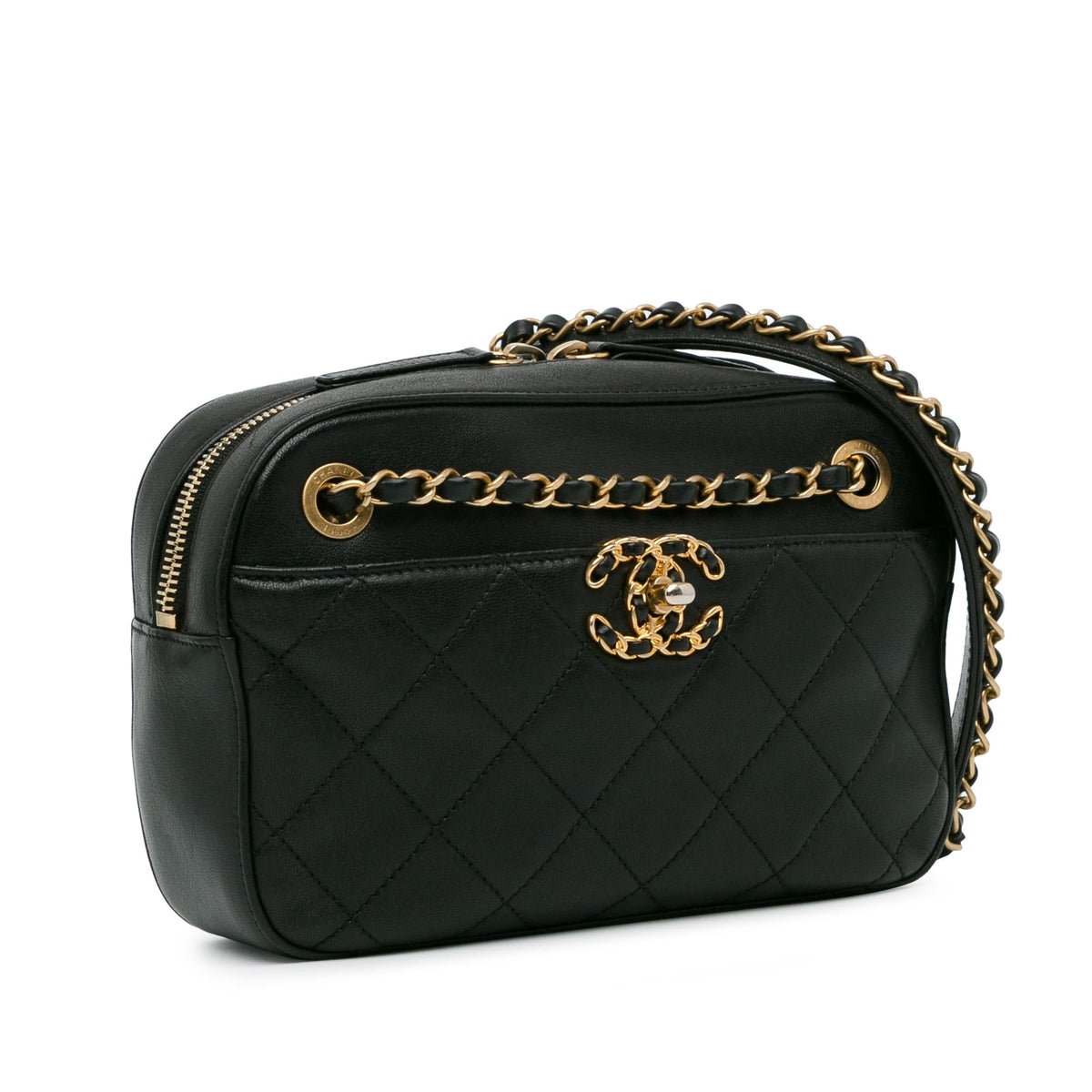 Chanel Bags Chanel Goatskin 19 Camera Case (-yHuBpW) Luxury Designer Leather Handbag