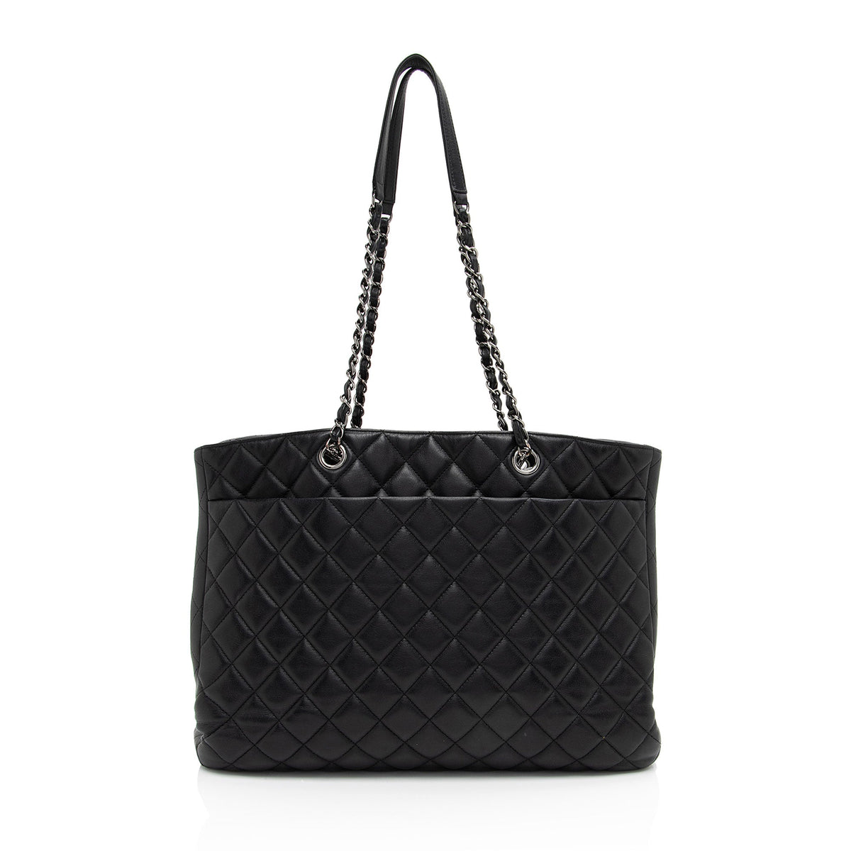 Chanel Bags? Chanel Grained Calfskin Large Shopping Tote (-eEf2Jo) Luxury Designer Leather Handbag