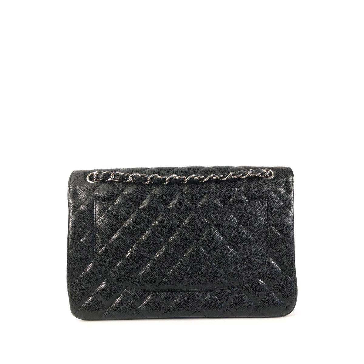 Chanel Bags? Chanel Jumbo Classic Caviar Double Flap (-Ci6Lg1) Premium Designer Shoulder Bag