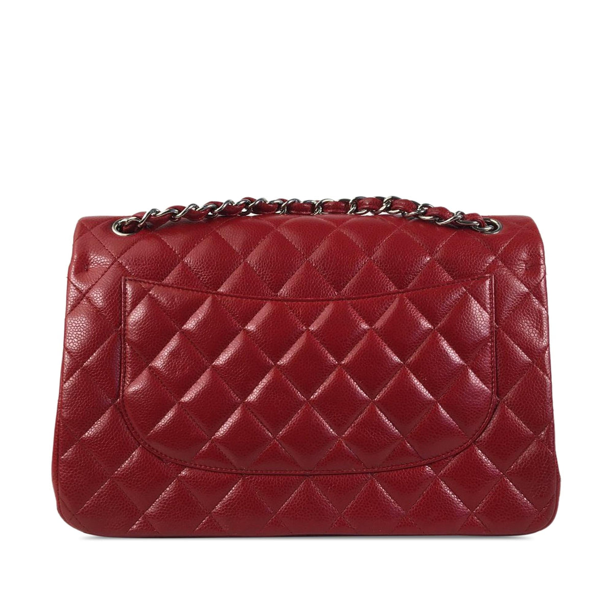 Chanel Bags? Chanel Jumbo Classic Caviar Double Flap (-mP5ILT) Premium Designer Shoulder Bag