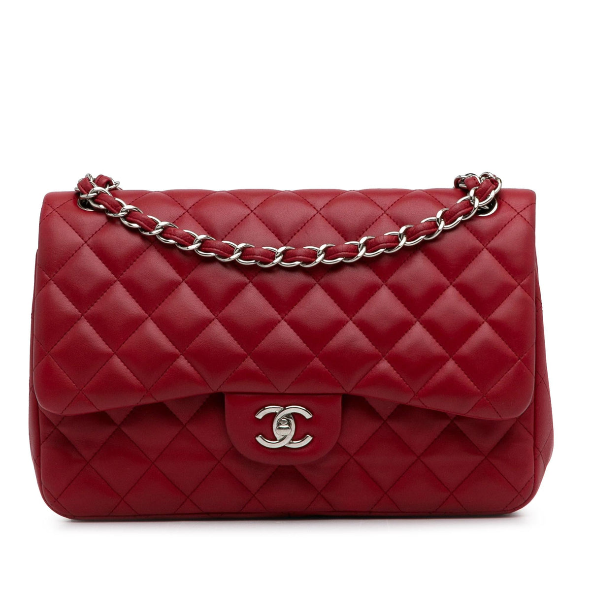 Chanel Bags? Chanel Jumbo Classic Lambskin Double Flap (-EMzWHY) Luxury Designer Leather Handbag