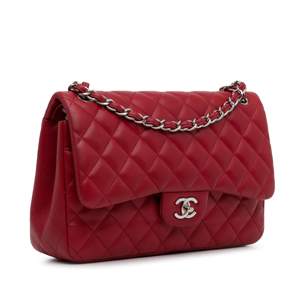 Chanel Bags? Chanel Jumbo Classic Lambskin Double Flap (-EMzWHY) Luxury Designer Leather Handbag