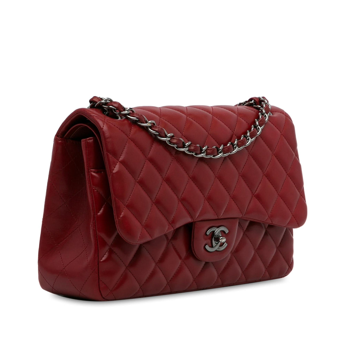 Chanel Bags? Chanel Jumbo Classic Lambskin Double Flap (-vya5tL) Luxury Designer Leather Handbag