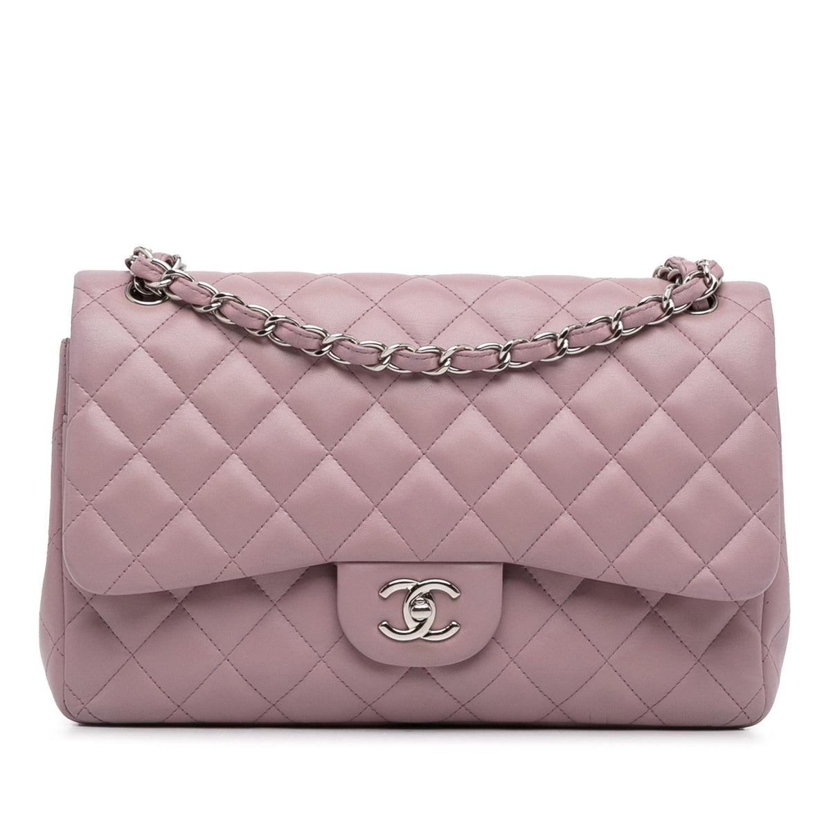 Chanel Bags? Chanel Jumbo Classic Lambskin Double Flap (-YKf1S1) Elegant Everyday Designer Handbag