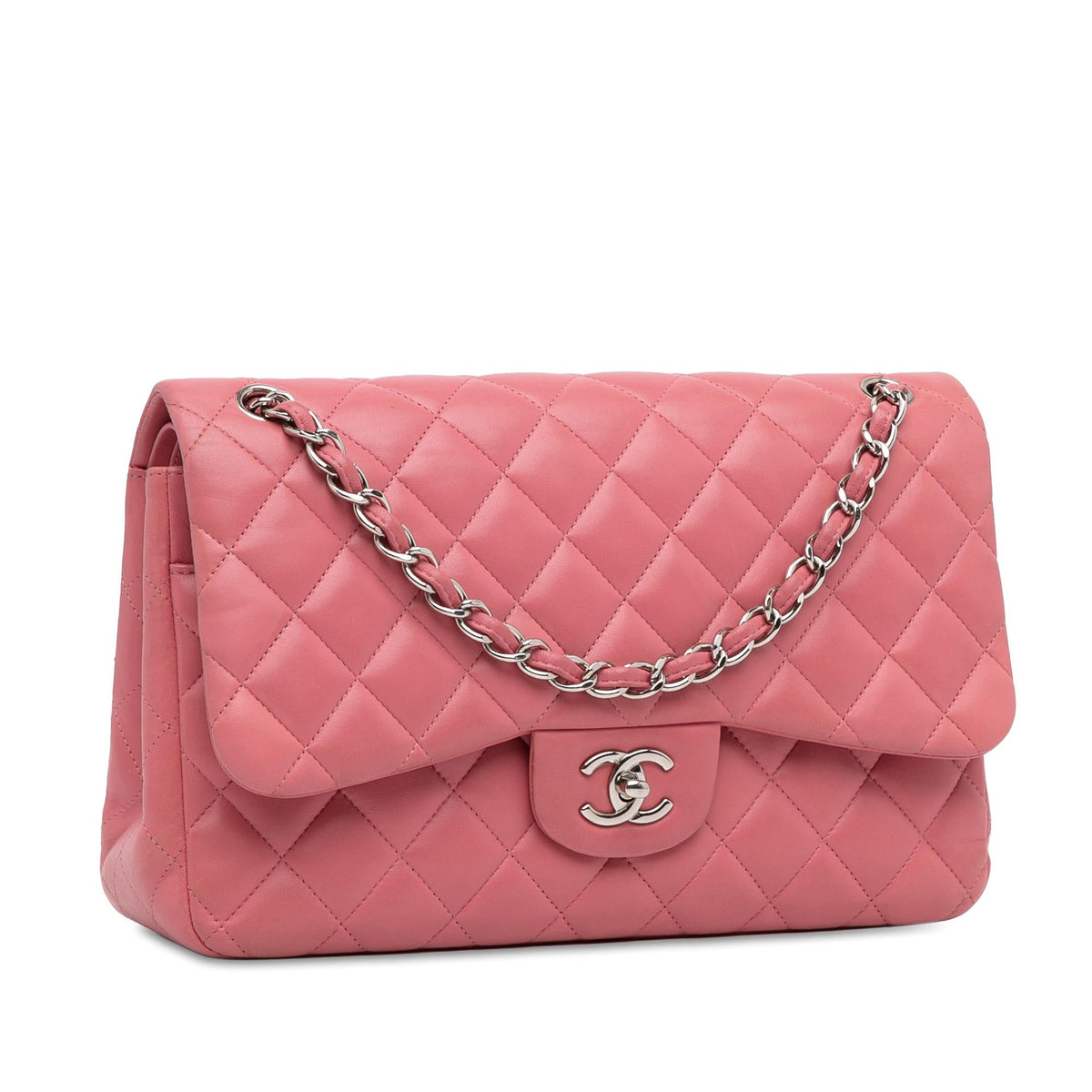 Chanel Bags? Chanel Jumbo Classic Lambskin Double Flap (-5so0eX) Premium Designer Shoulder Bag