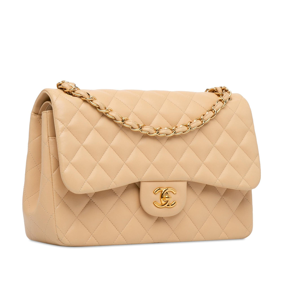 Chanel Bags? Chanel Jumbo Classic Lambskin Double Flap (-evy6Et) Luxury Designer Leather Handbag