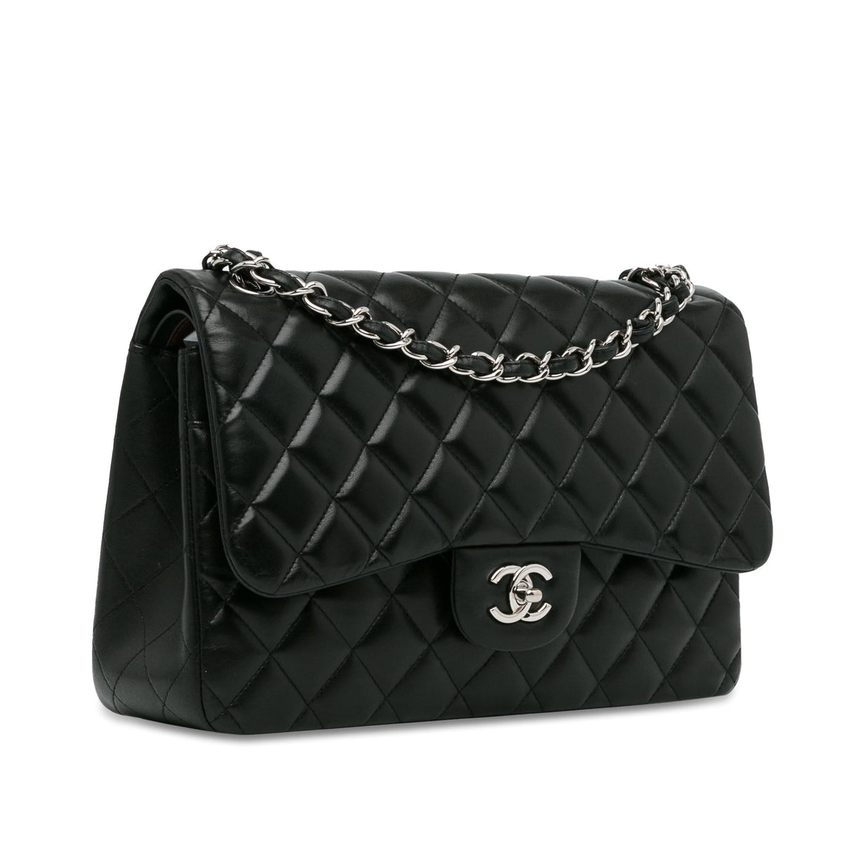 Chanel Bags? Chanel Jumbo Classic Lambskin Double Flap (-KQtcrc) Luxury Designer Leather Handbag