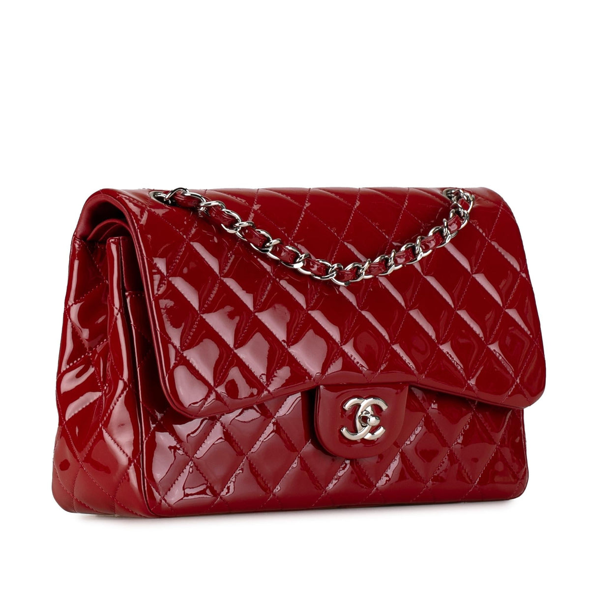 Chanel Bags? Chanel Jumbo Classic Patent Double Flap (-rg1hZI) Premium Designer Shoulder Bag