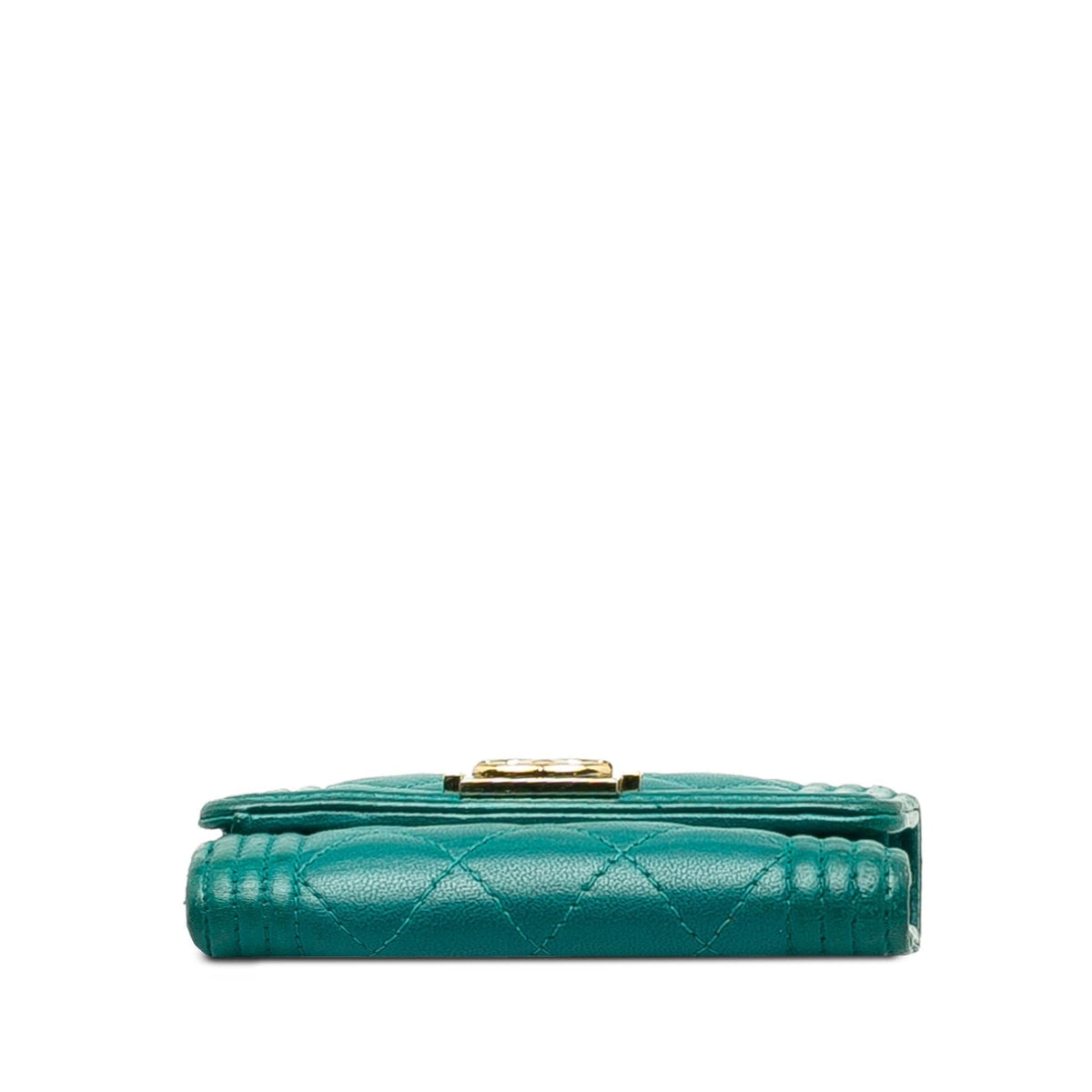 Chanel Wallets? Chanel Lambskin Boy Flap Compact Wallet (-nCKbOp) Compact Luxury Card Wallet
