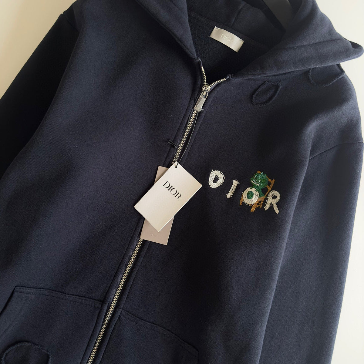 Dior Hoodies- Dior Zip Hoodie Premium Designer Casual Hoodie