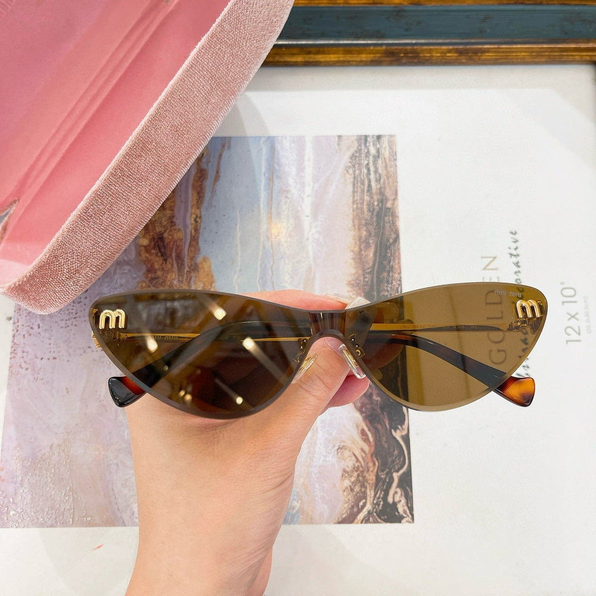 Sunglasses- Miu M Sunglasses Premium Fashion Designer Sunglasses