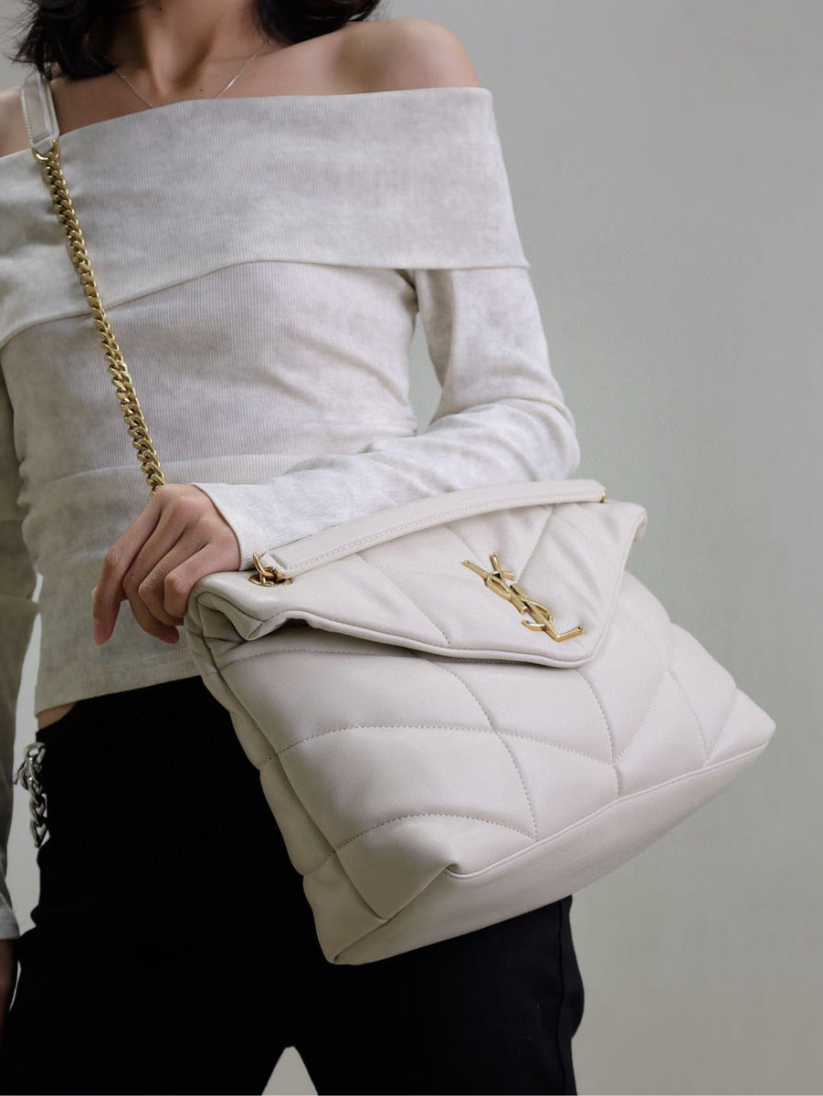 Saint Laurent Bags- Saint Laurent Loulou Medium Puffer Bag Luxury Designer Leather Handbag