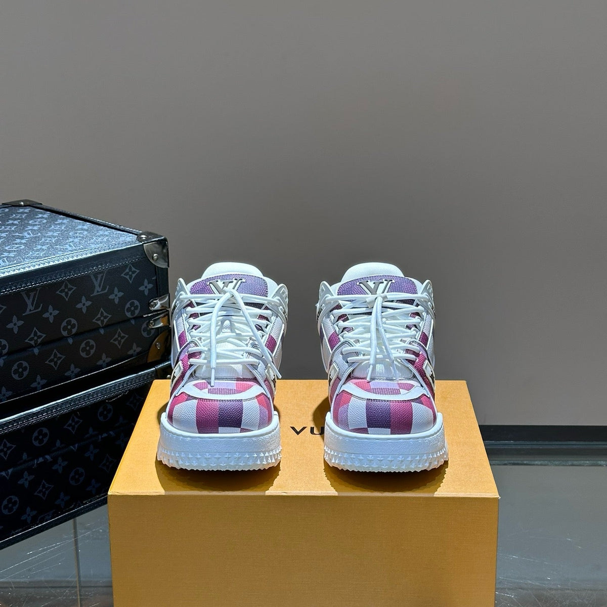 Louis Vuitton Shoes- Louis Vuitton Lou Trainers Premium Designer Casual Shoes