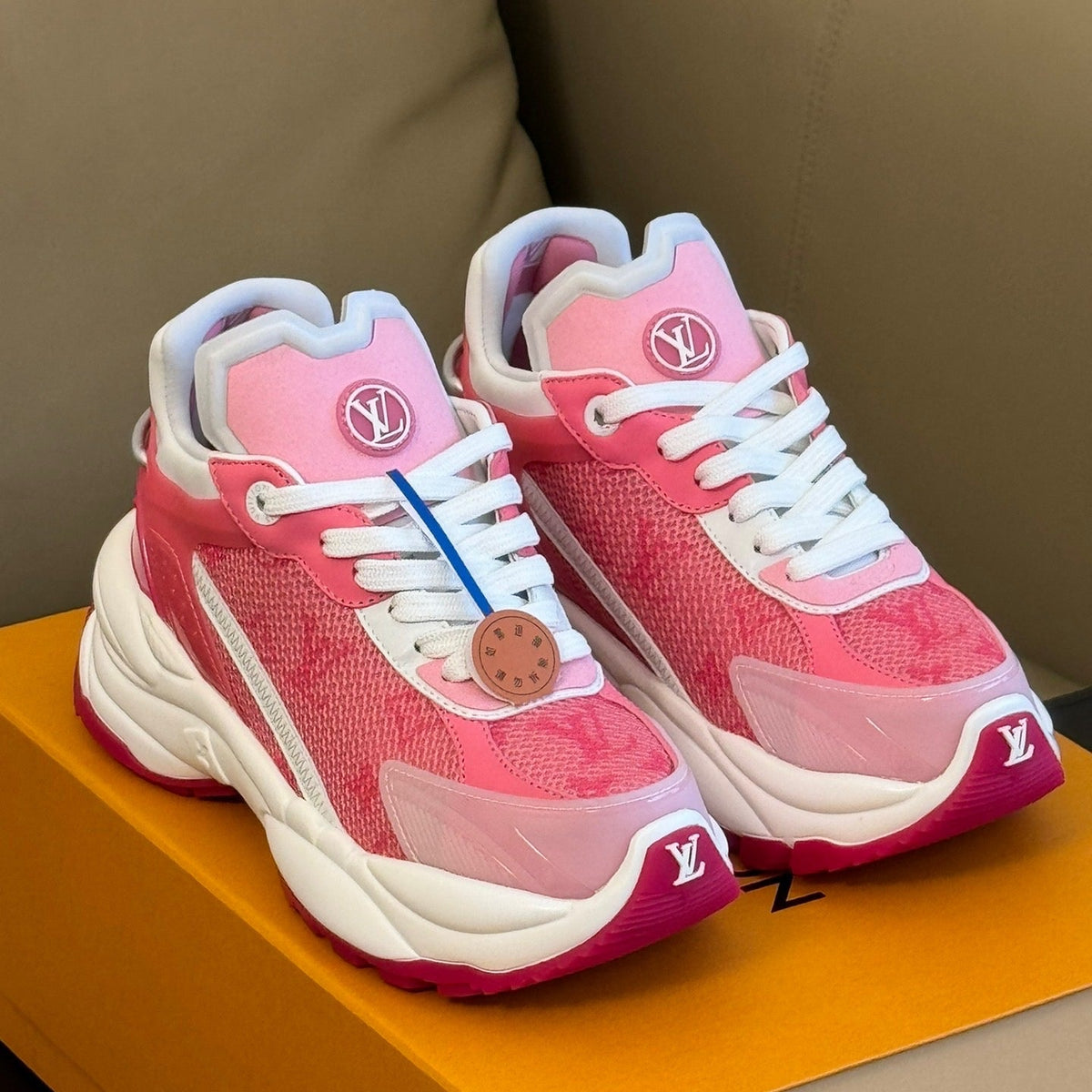 Louis Vuitton Shoes- Louis Vuitton Lou Run 55 Trainers Comfortable Everyday Designer Shoes