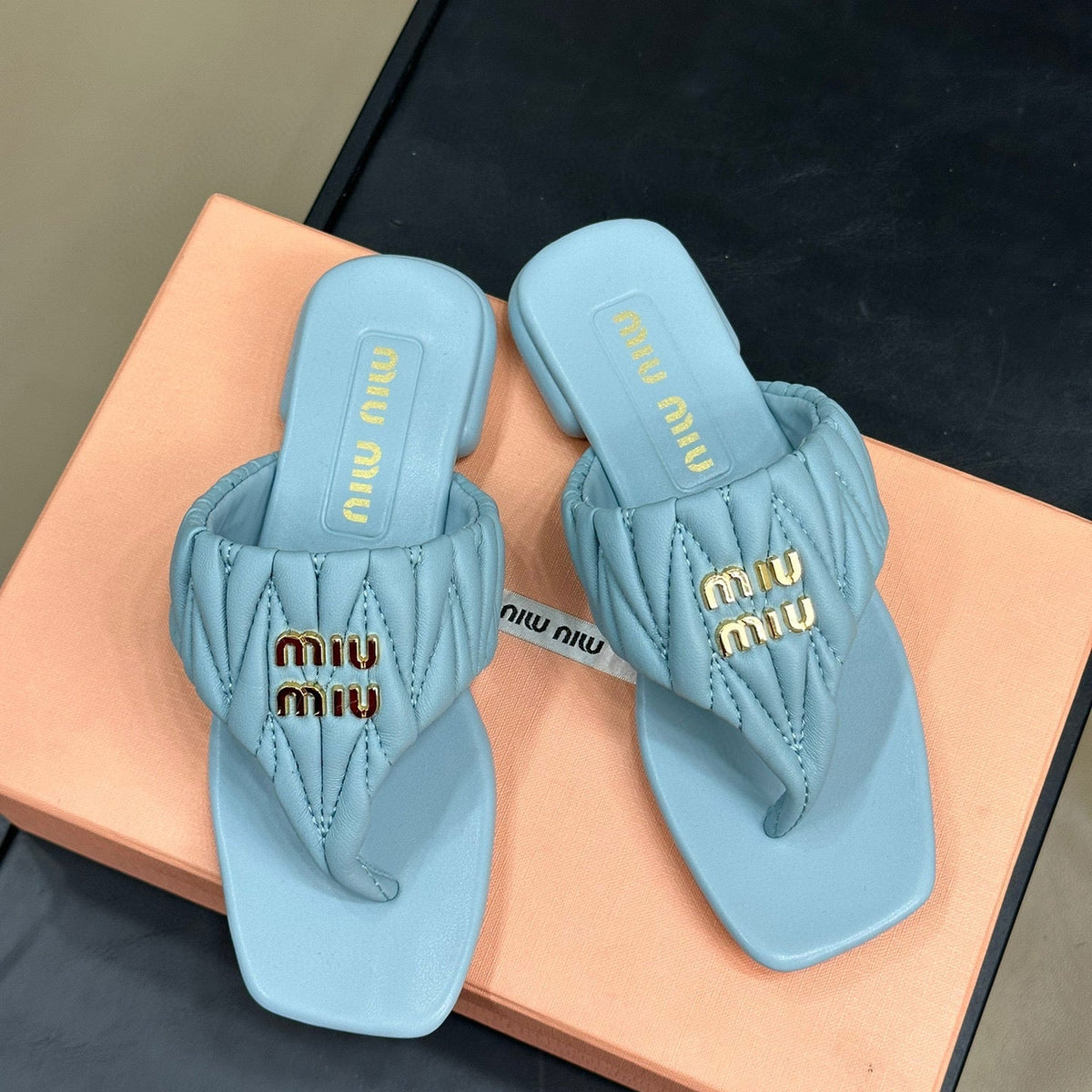 Shoes- Miu M Sandals Premium Designer Casual Shoes