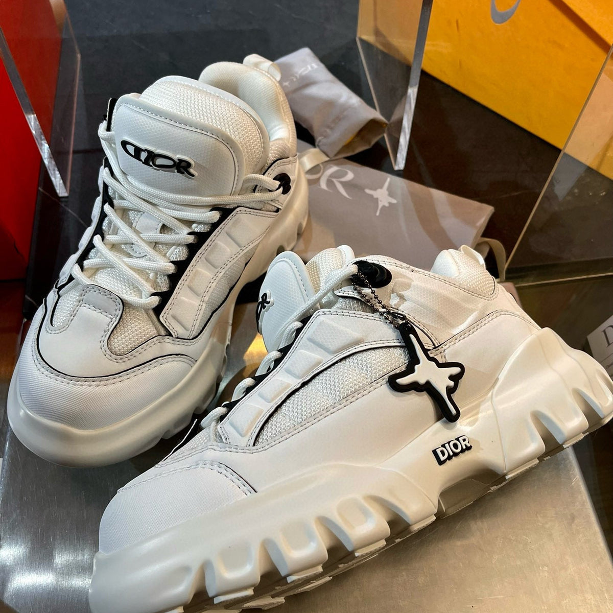 Dior Shoes- Dior x Lewis H Snow Sneakers Luxury Lifestyle Designer Footwear