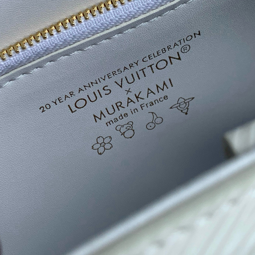 Louis Vuitton Bags- Louis Vuitton Lou x Murakami Twist Pm Bag Elegant Everyday Designer Handbag