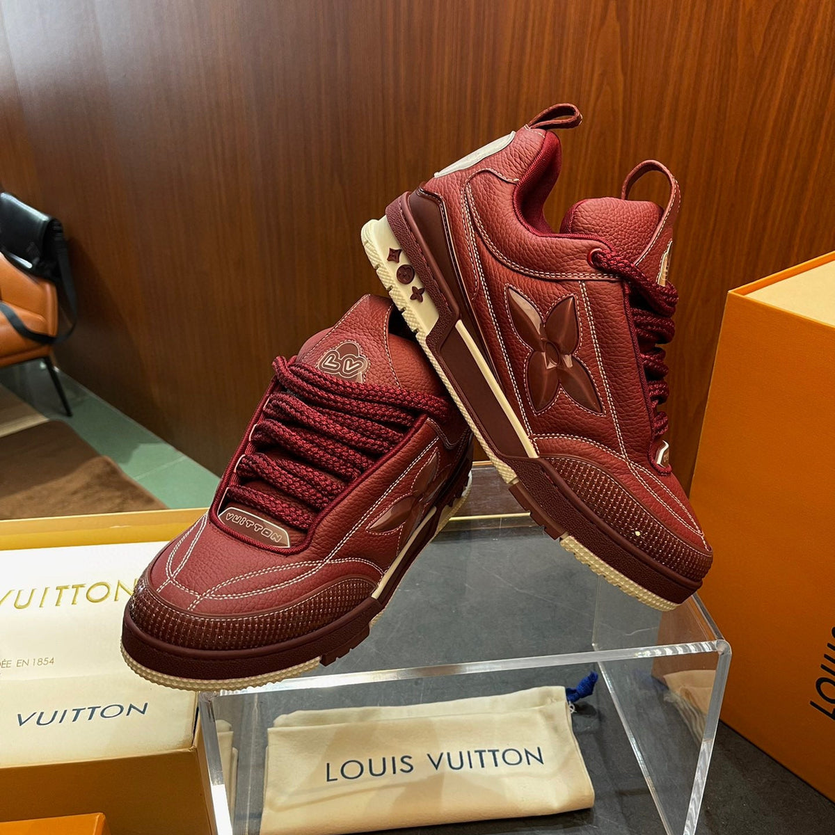 Louis Vuitton Shoes- Louis Vuitton Lou Trainers Comfortable Everyday Designer Shoes