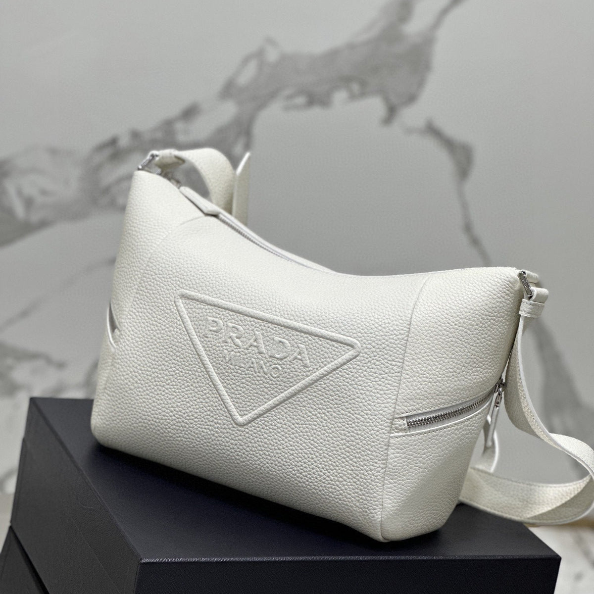 Bags- Pd Leather Bag With Shoulder Strap Elegant Everyday Designer Handbag