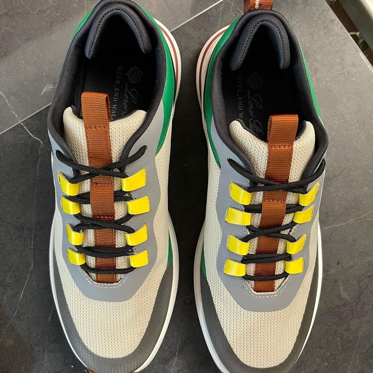 Shoes- Loro P Weekend Walk Trainers Premium Designer Casual Shoes