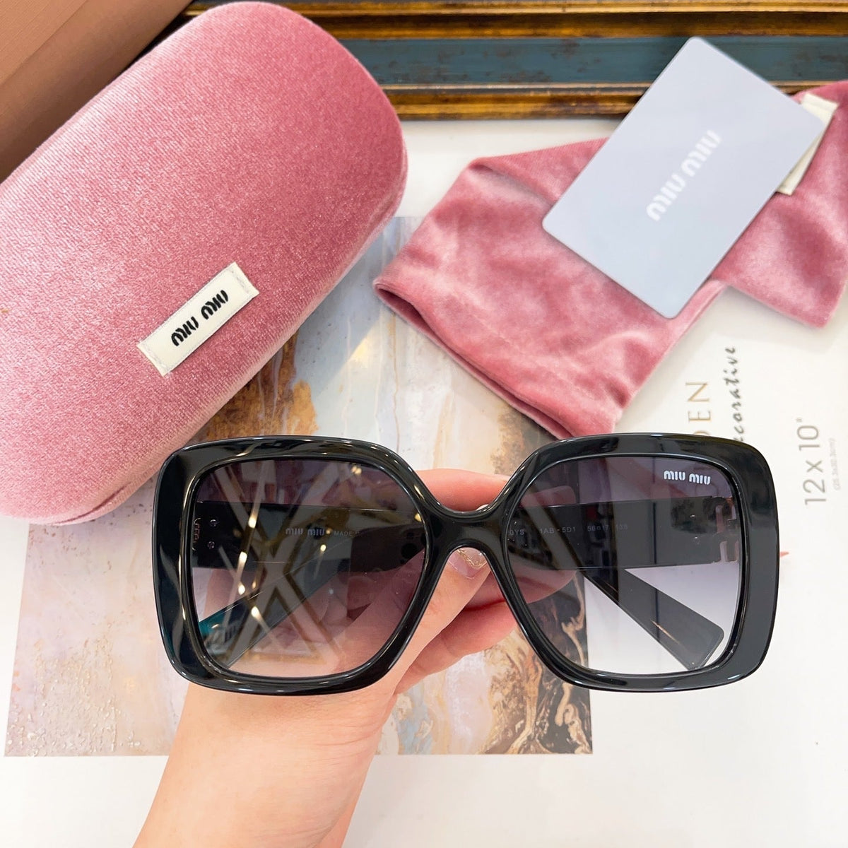 Sunglasses- Miu M Sunglasses Luxury Designer UV Sunglasses