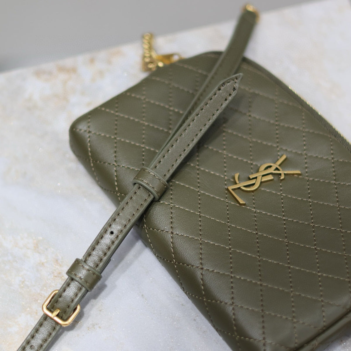 Saint Laurent Bags- Saint Laurent Gaby Pouch Elegant Everyday Designer Handbag