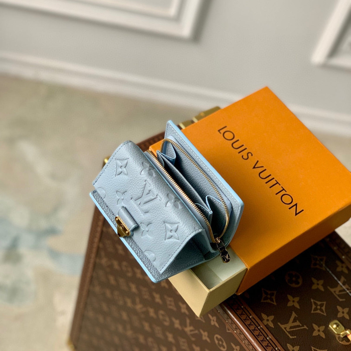 Louis Vuitton Wallets- Louis Vuitton Lou Metis Compact Wallet Compact Luxury Card Wallet