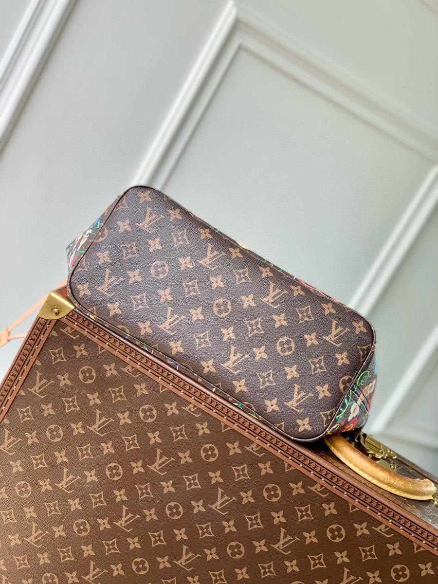 Louis Vuitton Bags- Louis Vuitton Lou x Murakami Neverfull Mm Bag Elegant Everyday Designer Handbag