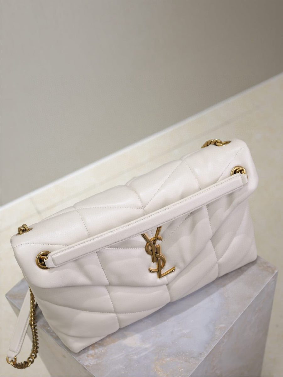 Saint Laurent Bags- Saint Laurent Loulou Medium Puffer Bag Luxury Designer Leather Handbag