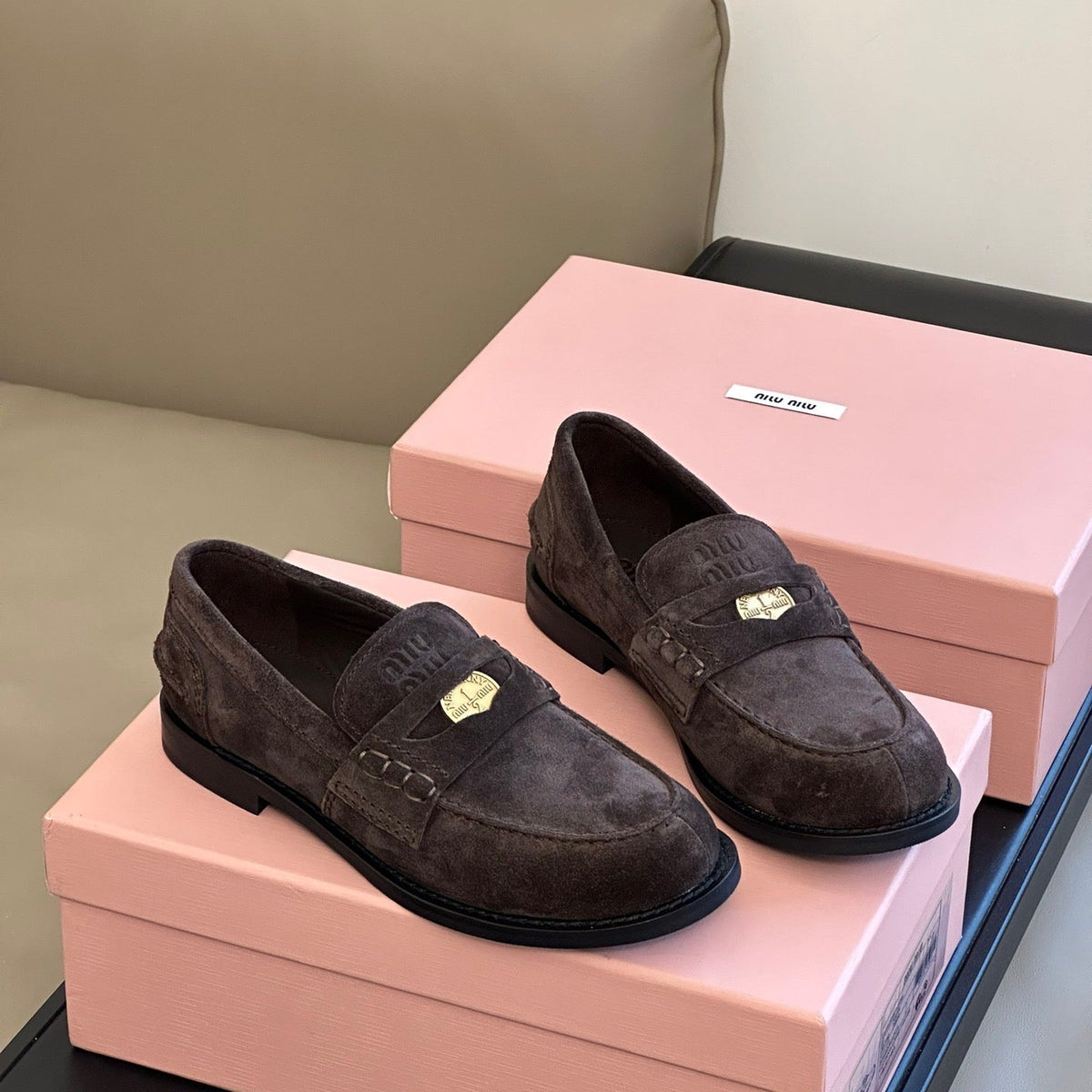 Shoes- Miu M Loafers Comfortable Everyday Designer Shoes