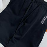 Close-up of Chrome Hearts Shorts signature hardware and stitching detail