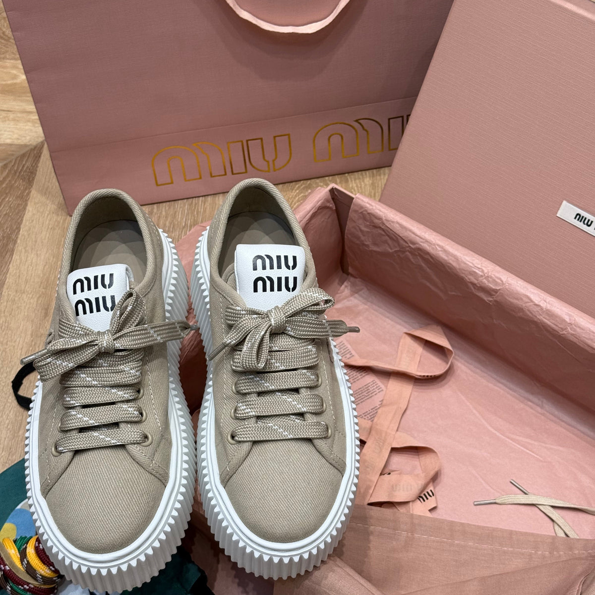 Shoes- Miu M Trainers Premium Designer Casual Shoes