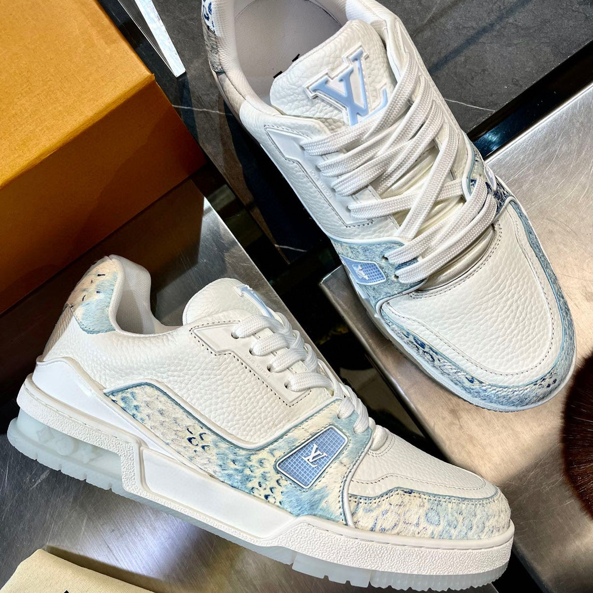 Louis Vuitton Shoes- Louis Vuitton Lou Trainers Comfortable Everyday Designer Shoes