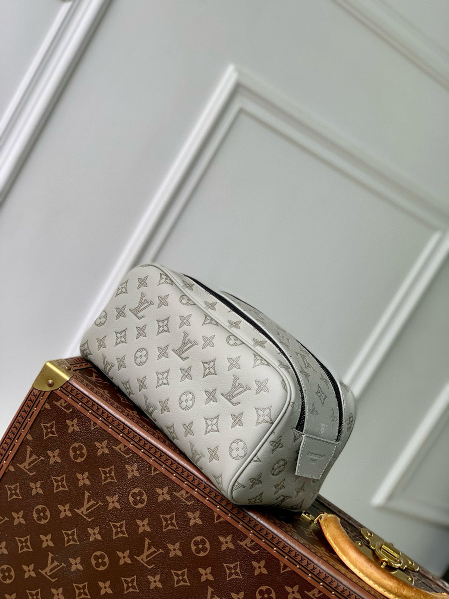Louis Vuitton Bags- Louis Vuitton Lou Dopp Kit Toiletry Bag Elegant Everyday Designer Handbag