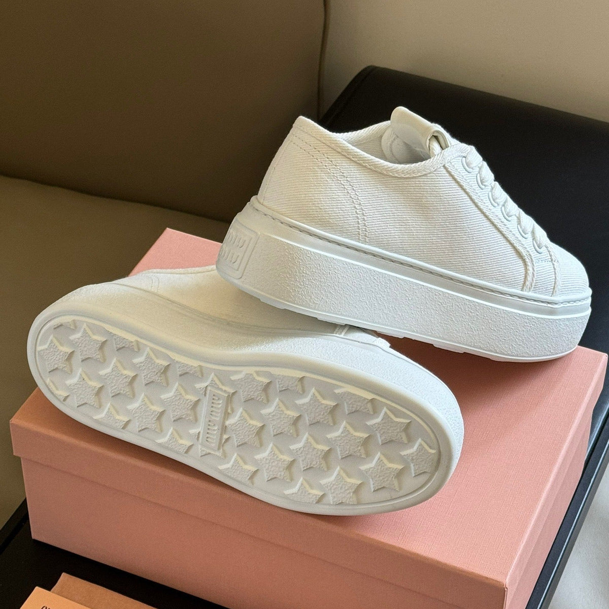 Shoes- Miu M Trainers Luxury Lifestyle Designer Footwear